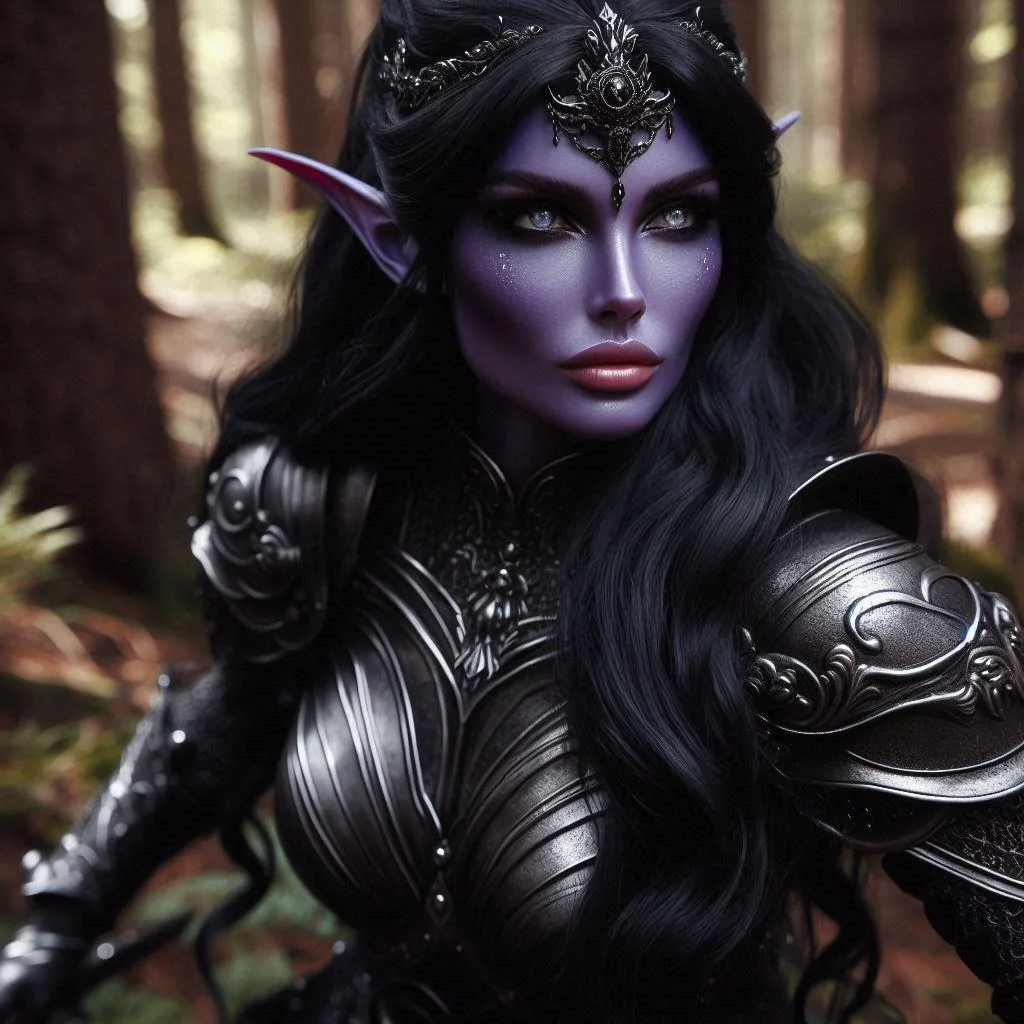 Tried to make a dark elf. Now I wanna name her. picture 9 of 9