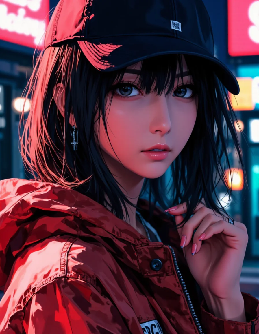 Let's hang out? 💗 | Made using Stylized Anime Realism Portrait Concept picture 1 of 2