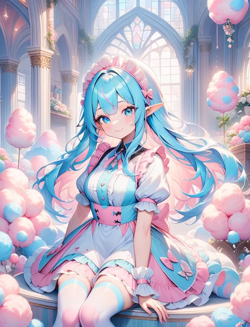 Cotton Candy Elf Maid picture 1 of 1