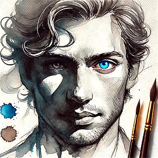 Watercolor ai art'