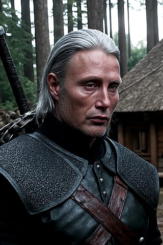 Mads Mikkelsen starring as Geralt of Rivia'