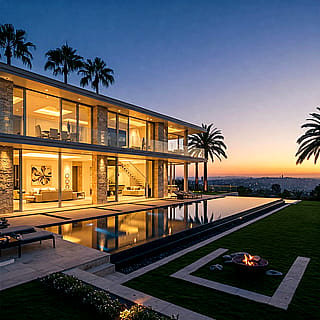 LA Glass Mansion'