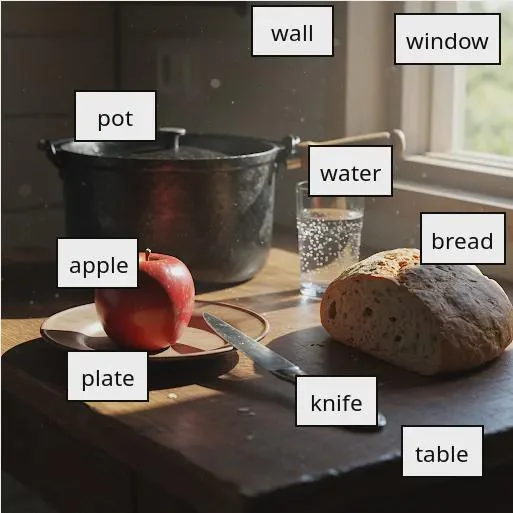 Visual dictionary for kitchen picture 1 of 1