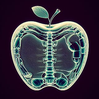 What does ur AI generated Apple look like?'