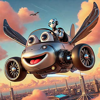 Turbo Tongue, The Flying Car with Personality!'