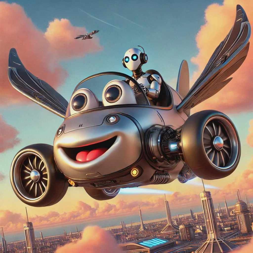 Turbo Tongue, The Flying Car with Personality! picture 1 of 1