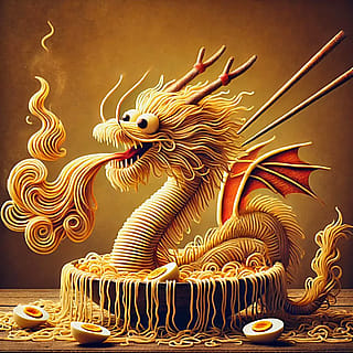 Legend of the Noodle Dragon: Fire Meets Flavor!'