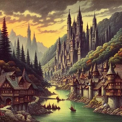 Which one of these dark fantasy settlements would you live in? picture 2 of 5