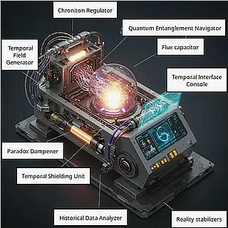 Fictional time machine'