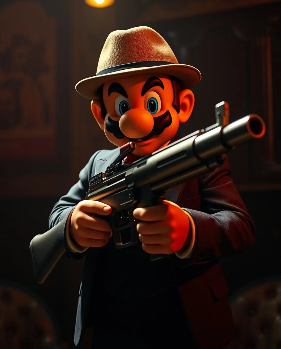 Name this Mario game and the plot picture 3 of 3