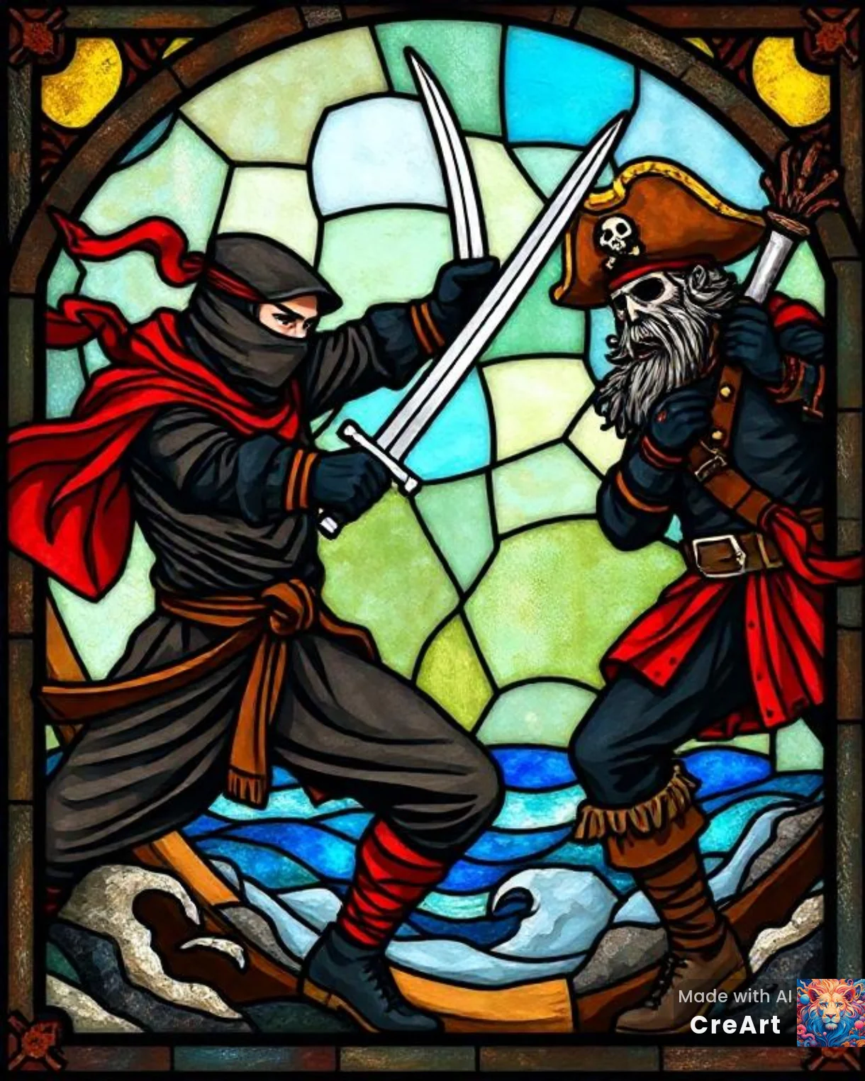 Pirates vs ninjas a tale as old as time, which side are you going with? picture 1 of 2