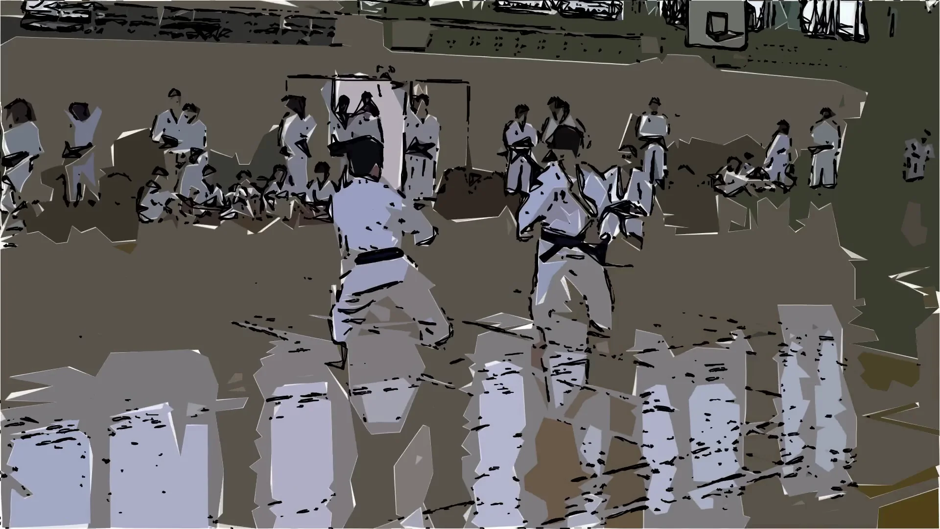 少林寺拳法 🥋 Shorinji Kempo fight 03 - Martial Arts Animation 🔥 YouTube link in the comments. picture 1 of 1