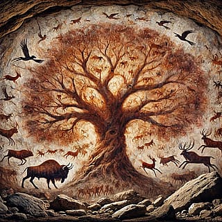 Tree of Life - Cave Painting'