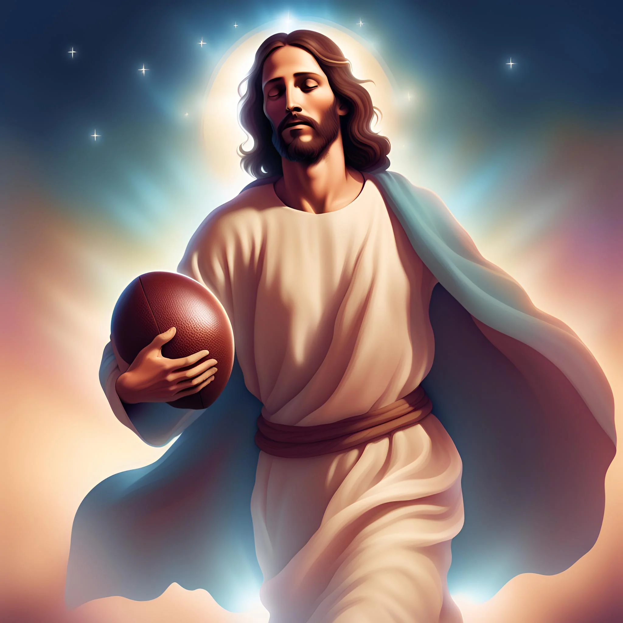 Jesus definitely played football picture 1 of 1