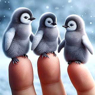 Which of these animals would you like on your fingertips?'