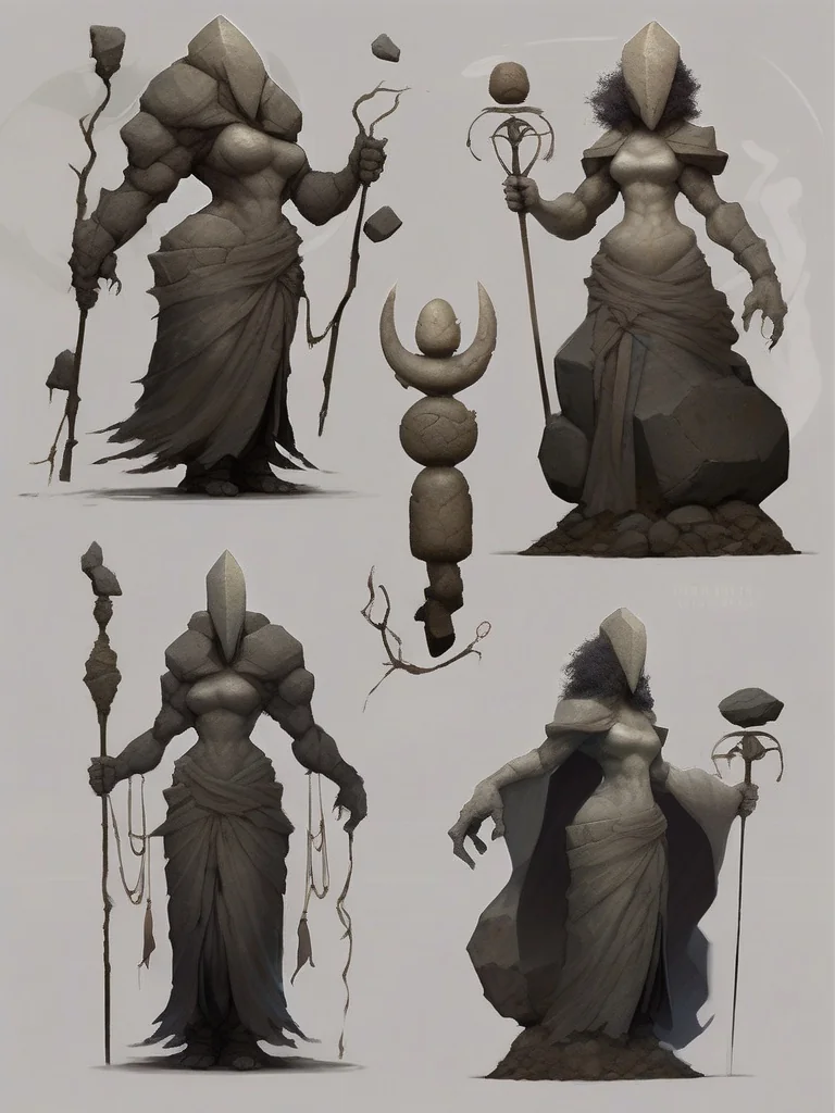 Stone golems concepts picture 3 of 10