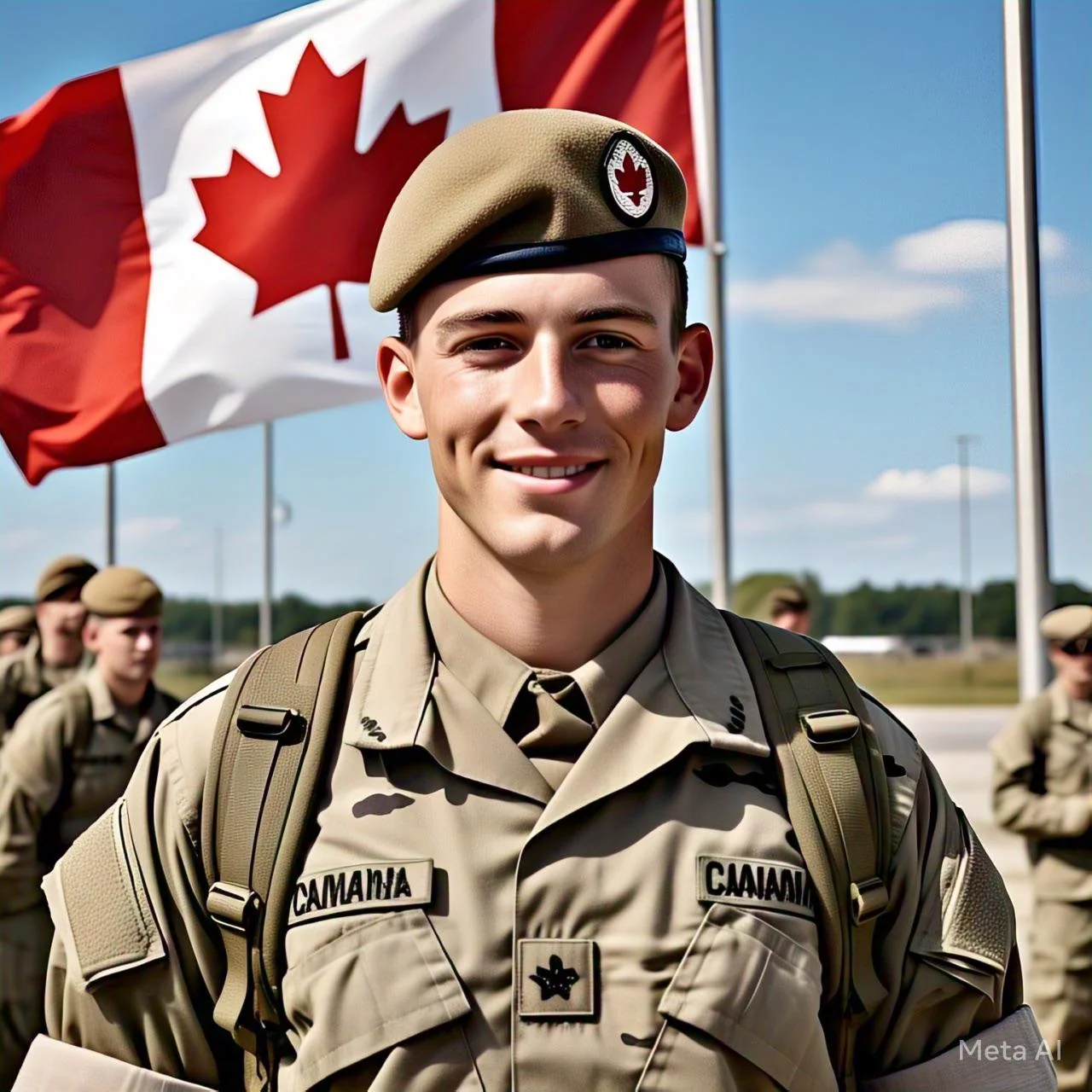 A Canadian soldier. picture 1 of 1