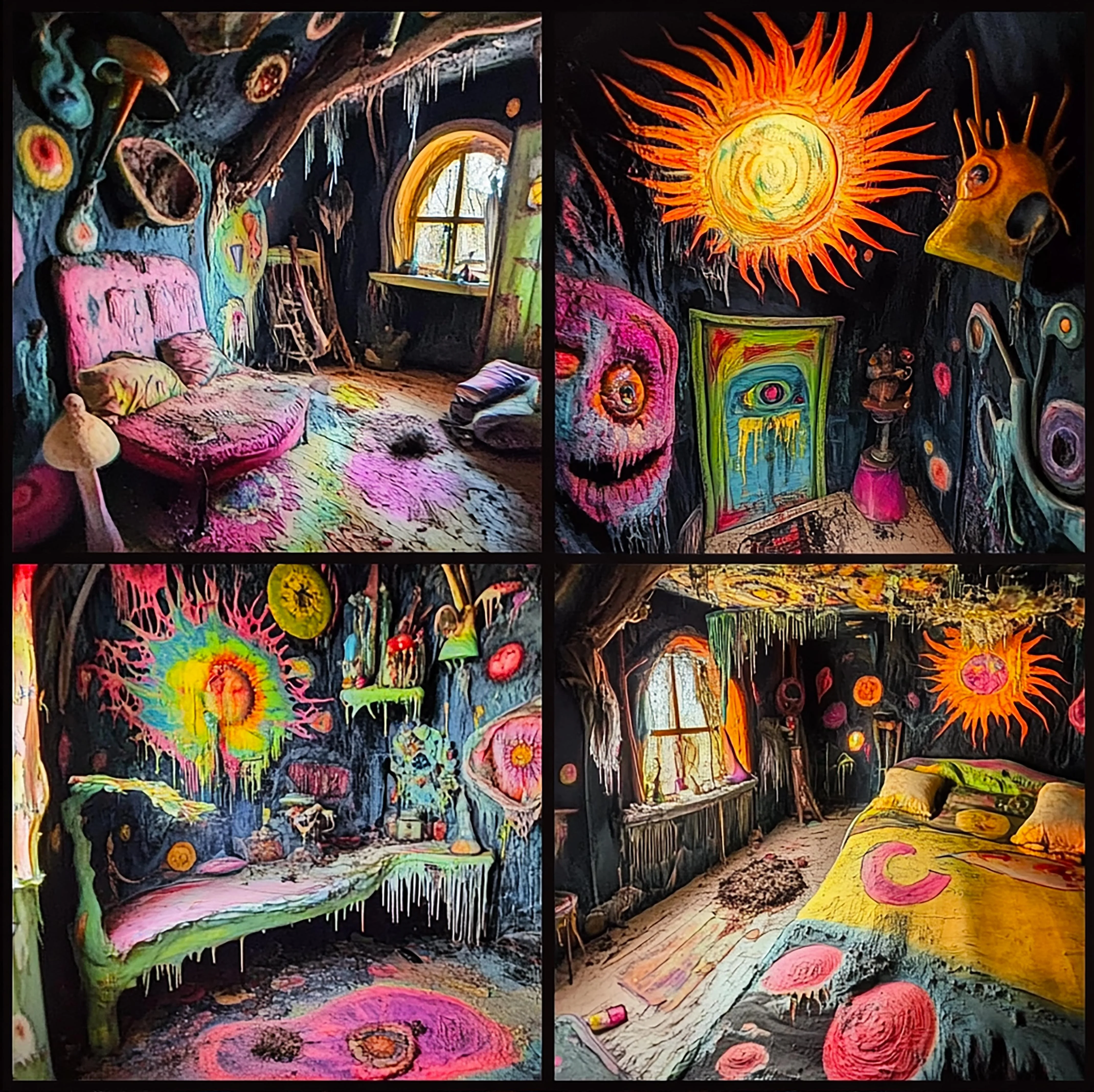 4 Rooms Inside The Psychedelic Witch's Amazing House picture 1 of 1