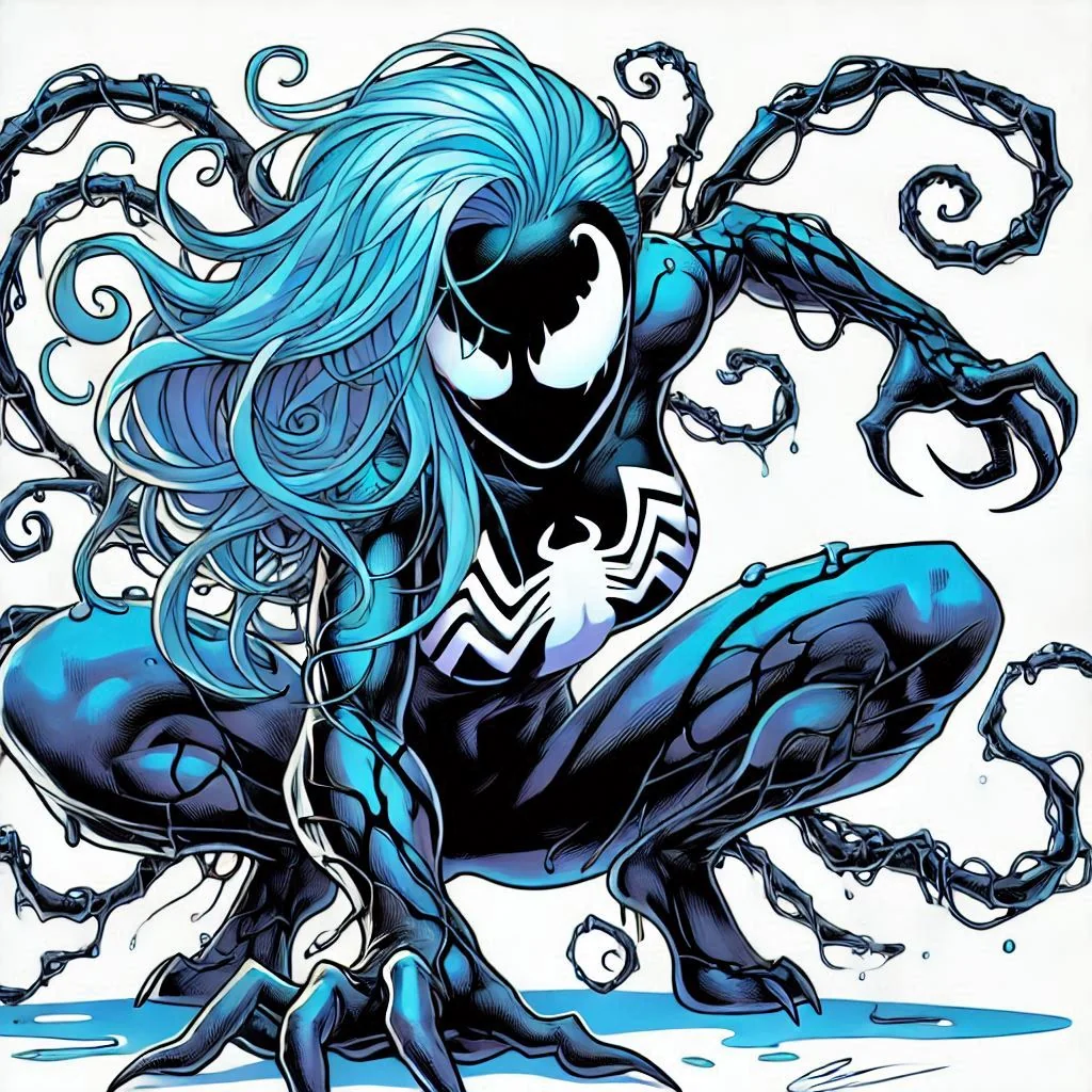 More of my OC symbiote: Indigo. picture 3 of 14