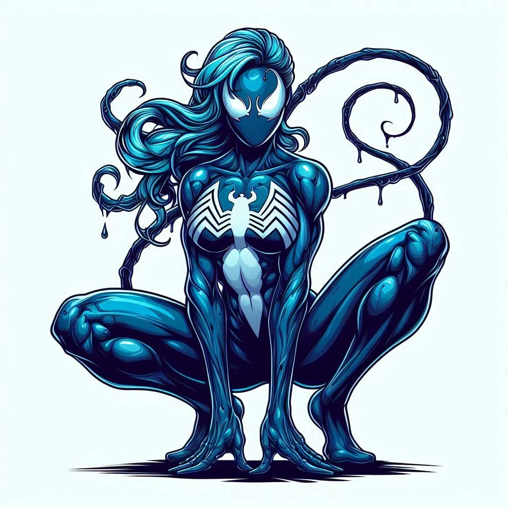 More of my OC symbiote: Indigo. picture 4 of 14