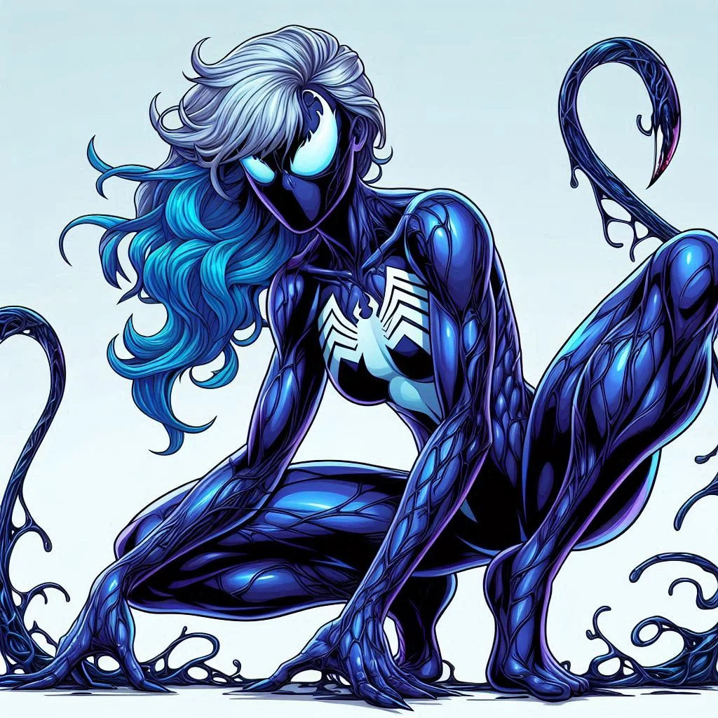 More of my OC symbiote: Indigo. picture 5 of 14