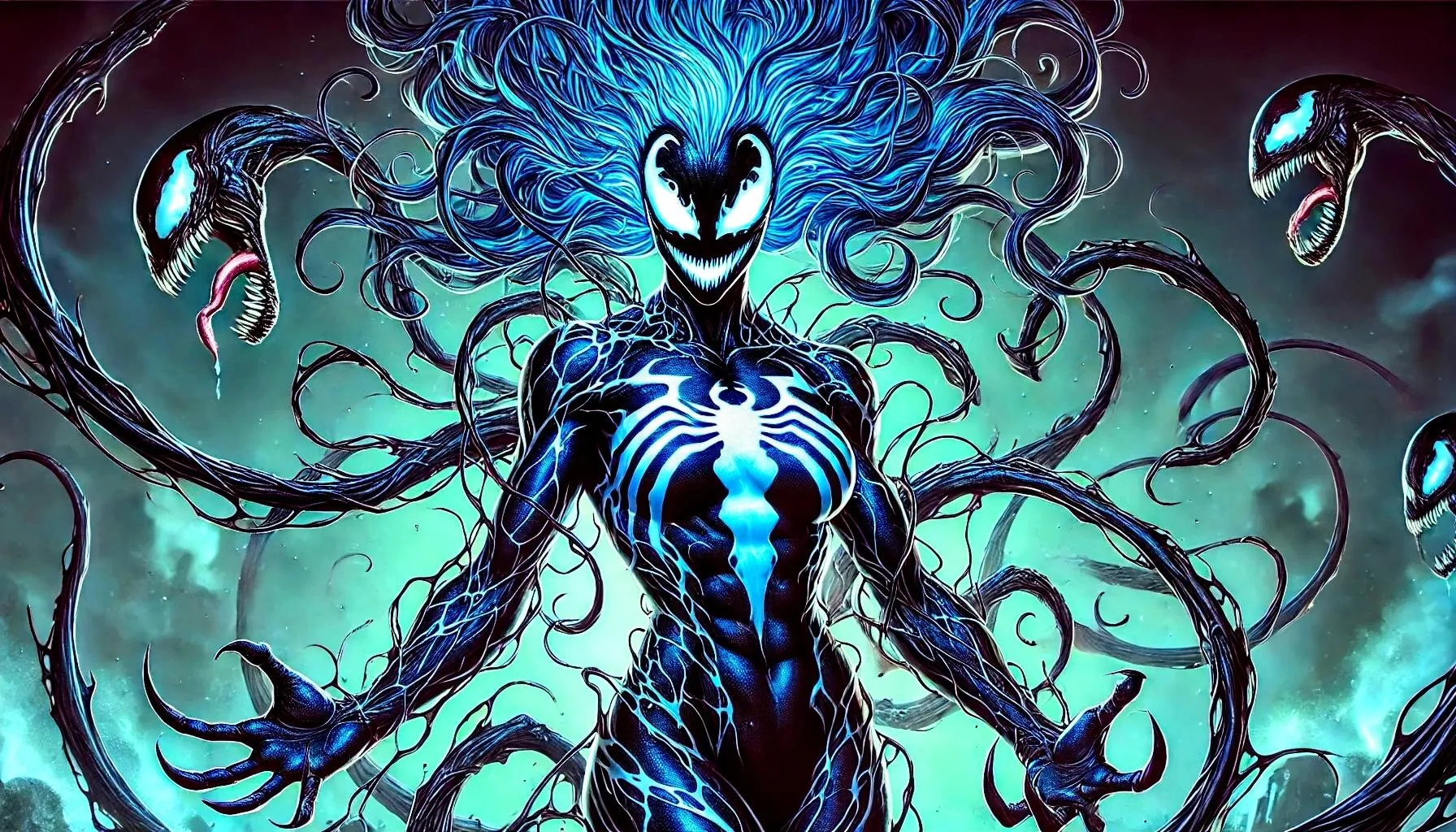 More of my OC symbiote: Indigo. picture 7 of 14