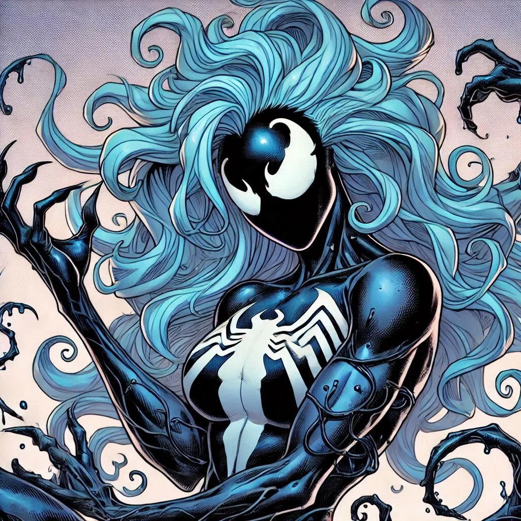 More of my OC symbiote: Indigo. picture 10 of 14