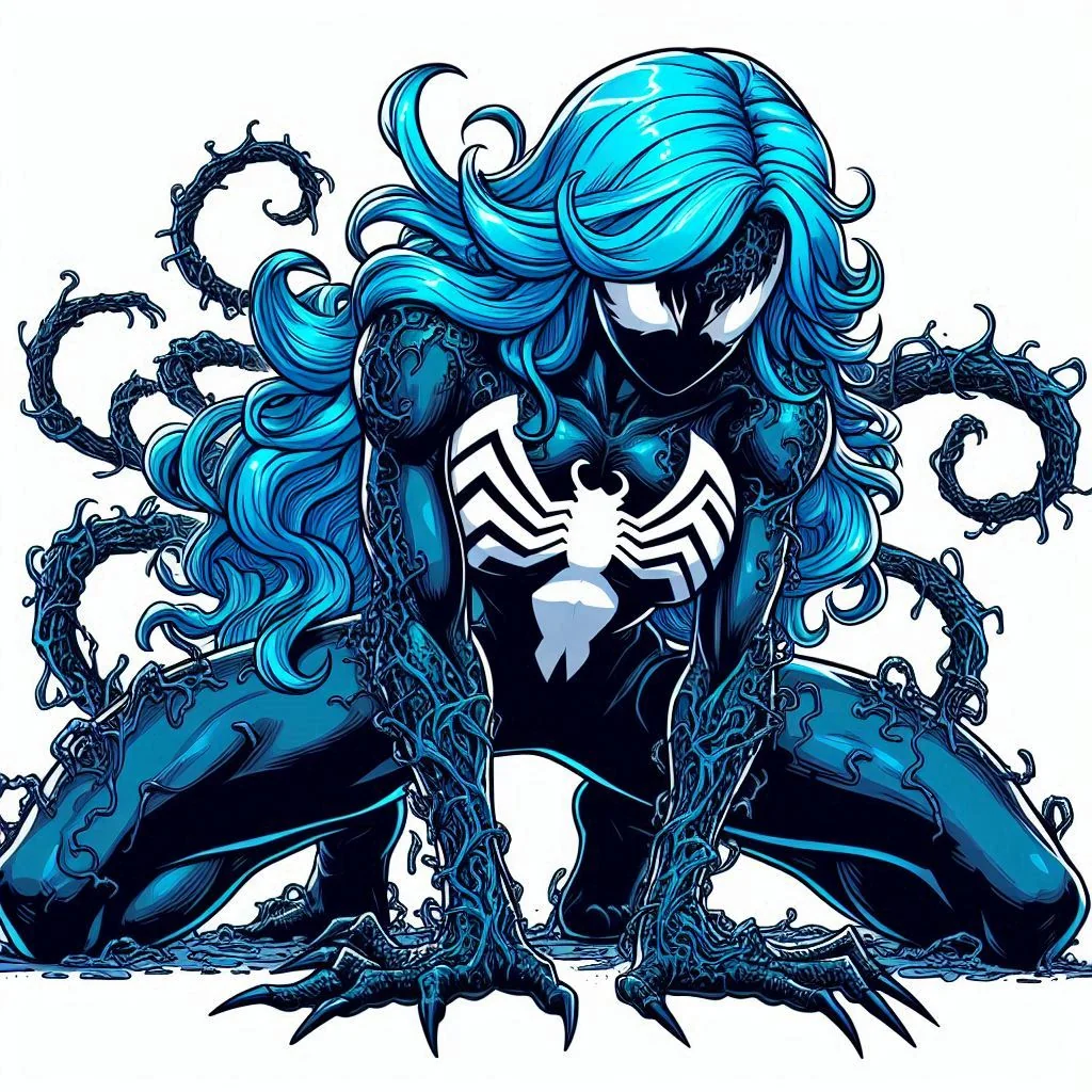 More of my OC symbiote: Indigo. picture 12 of 14