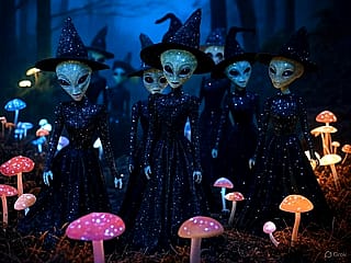 Alien witches'