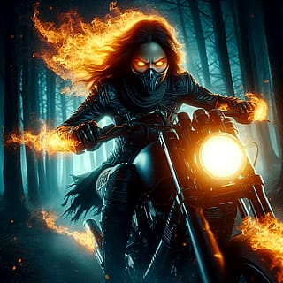 Lady Ghost-rider'