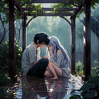 Rainy day with you..'