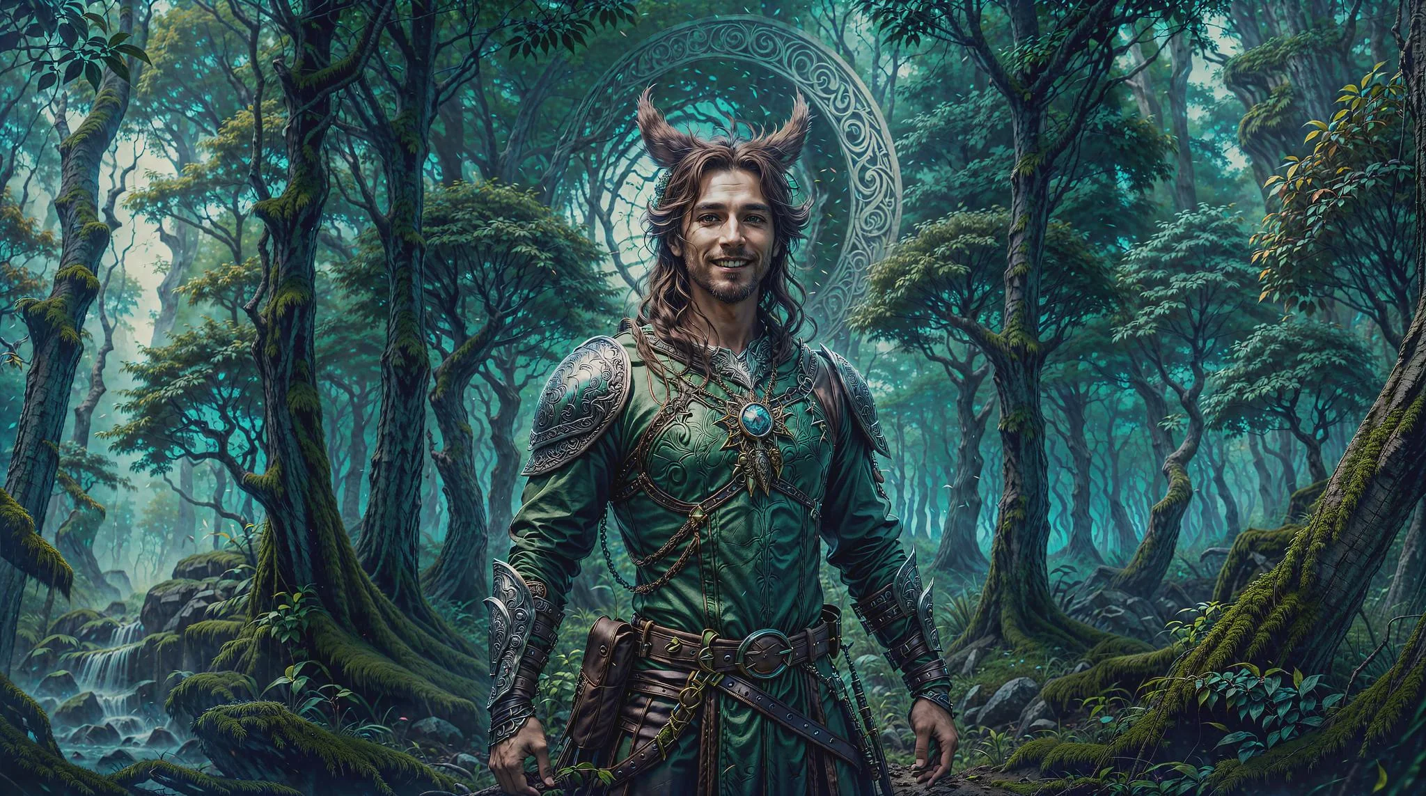 Druid in a magical forest picture 1 of 1