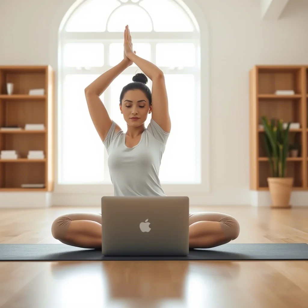 Mixing Yoga with work picture 1 of 1