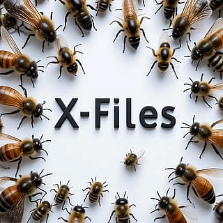 Alien Bees looking at X Files'