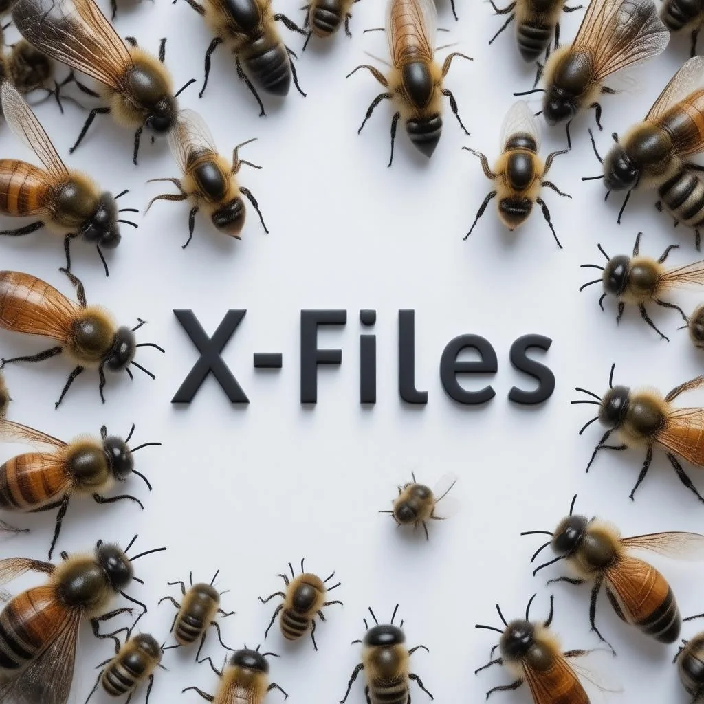 Alien Bees looking at X Files picture 1 of 1