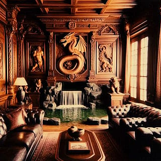 Interior fountain'