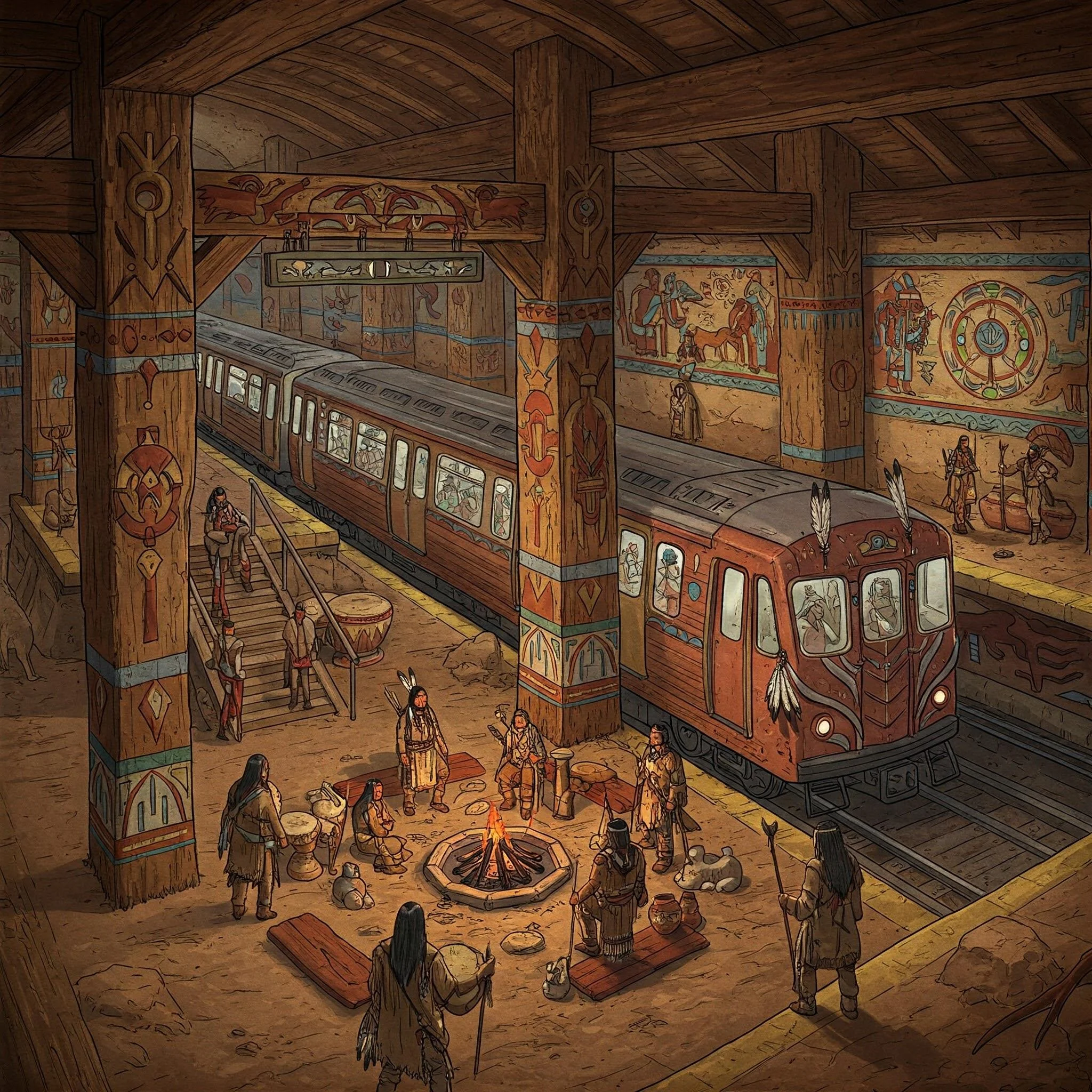 Subway stations in the old times picture 6 of 9