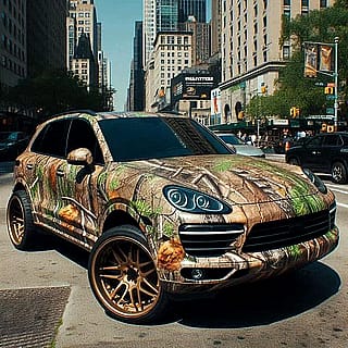 Camo SUV'