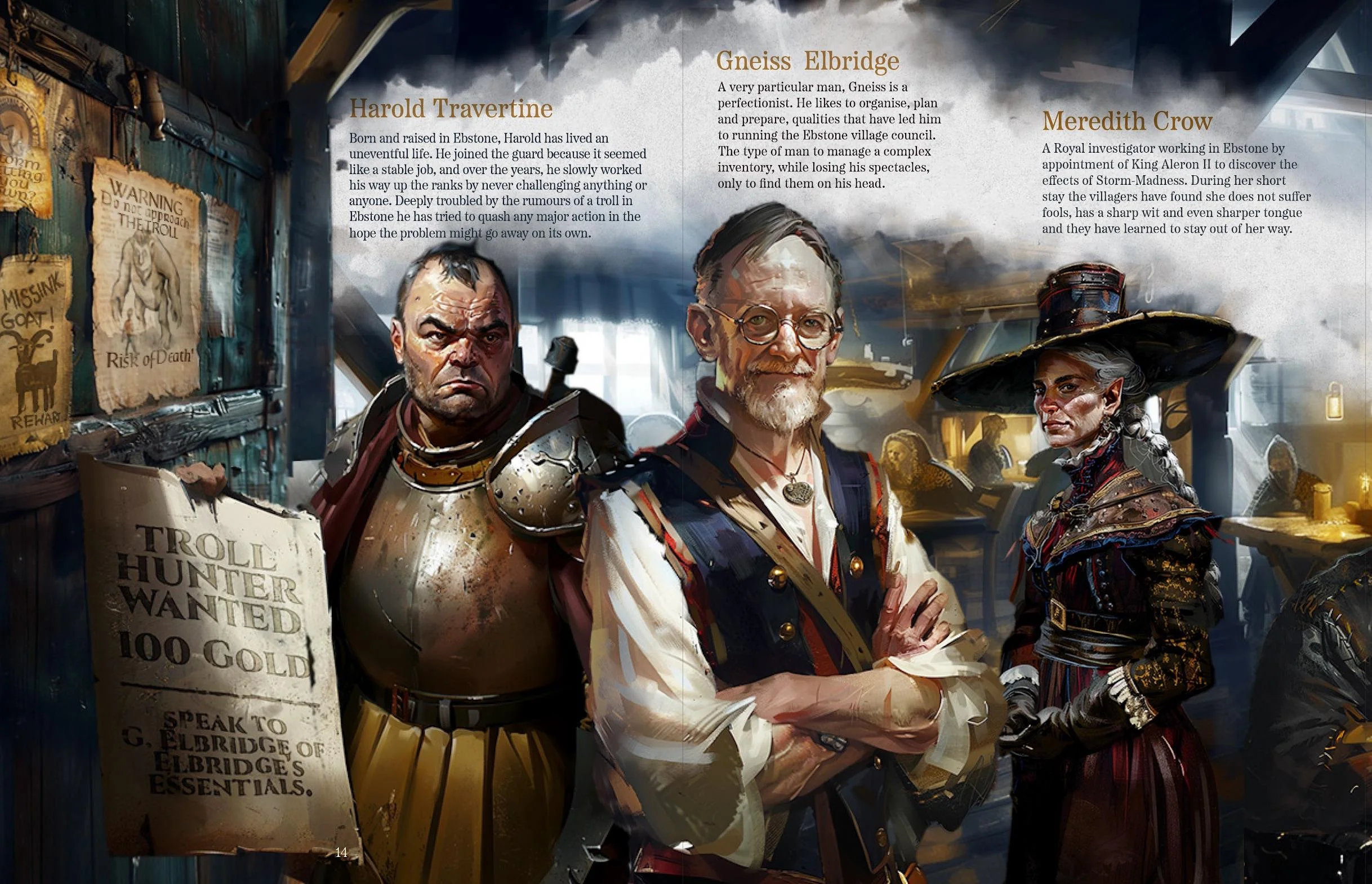 More of our games Lore Book made with AI art! picture 3 of 6