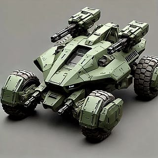 Aby Halo fans here? Been trying to use AI to generate a type of new UNSC vehicle I'm imagining.'