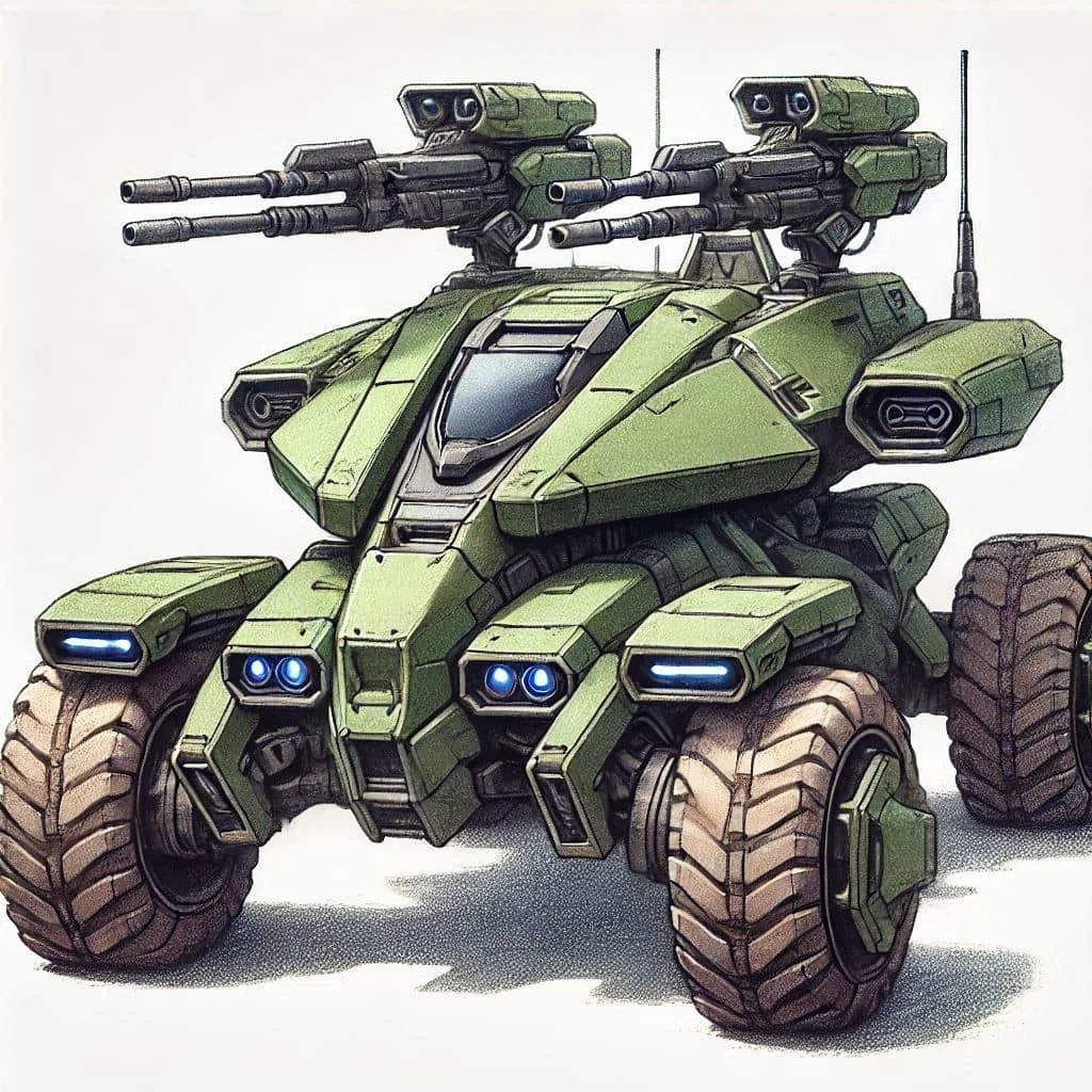 Aby Halo fans here? Been trying to use AI to generate a type of new UNSC vehicle I'm imagining. picture 3 of 5