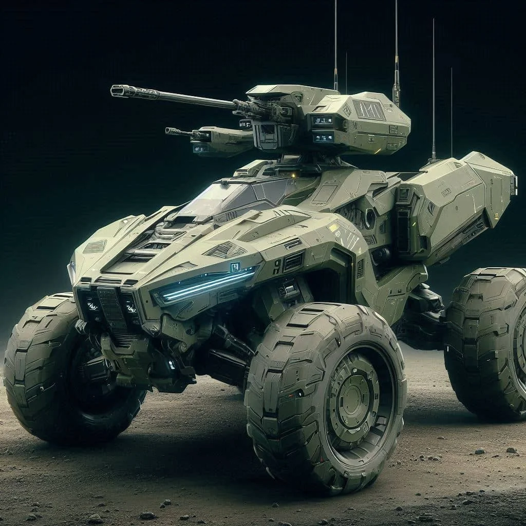 Aby Halo fans here? Been trying to use AI to generate a type of new UNSC vehicle I'm imagining. picture 4 of 5