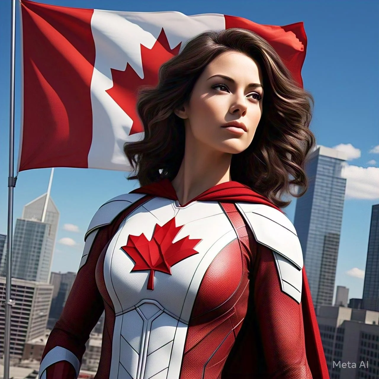 Female superhero’s Canadian. Meta ai. picture 2 of 8