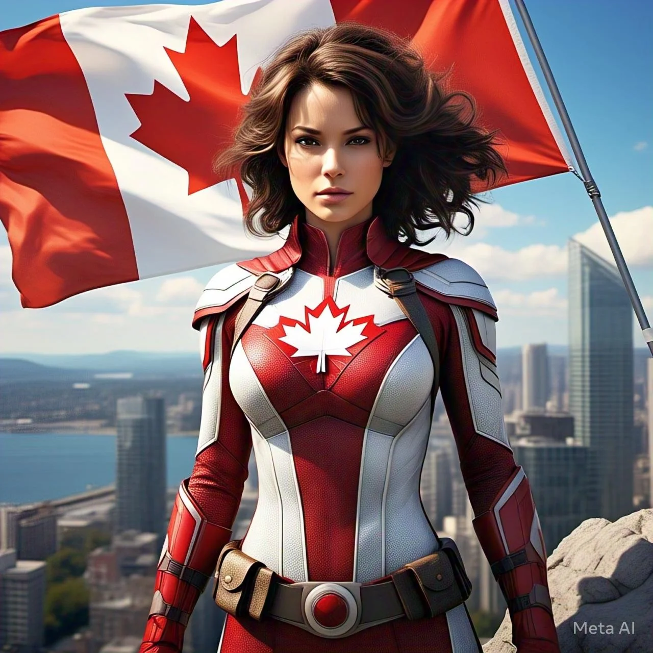 Female superhero’s Canadian. Meta ai. picture 7 of 8