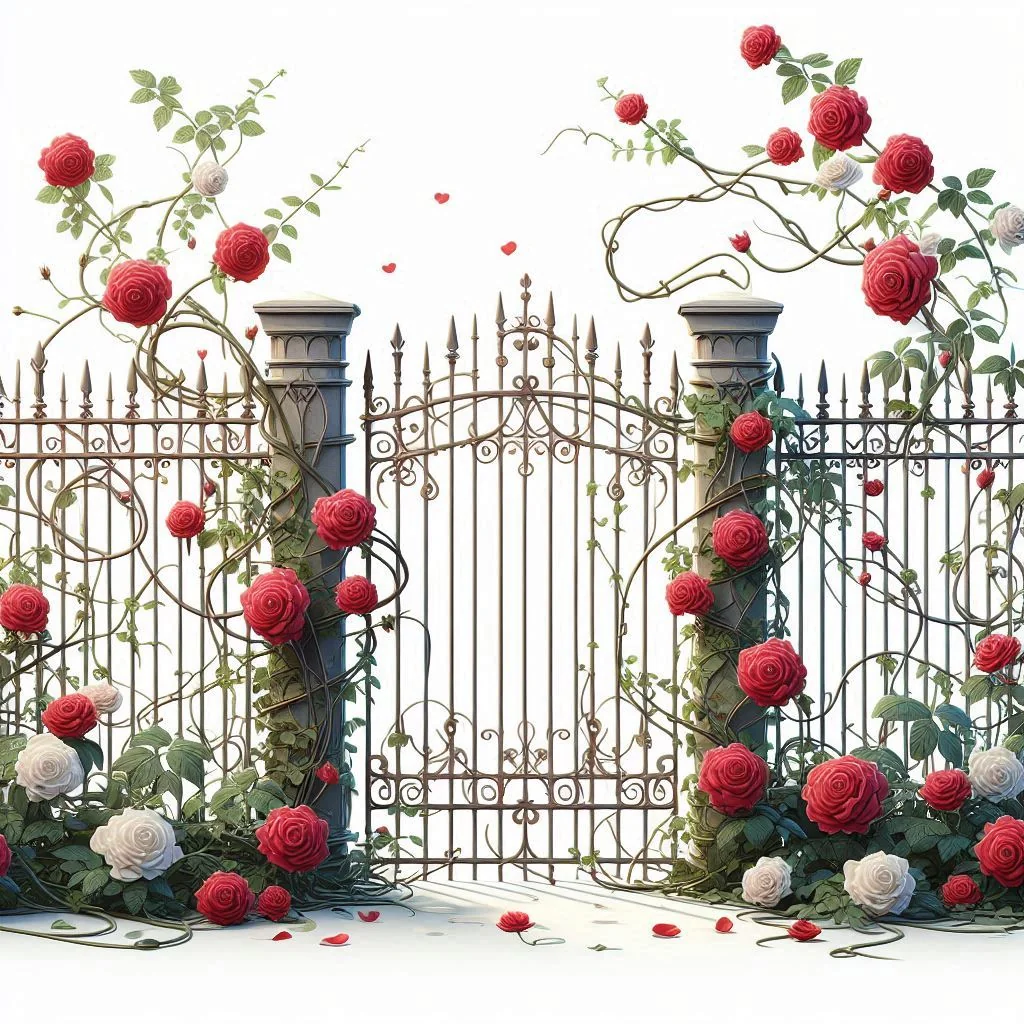 Fences covered in roses picture 4 of 4