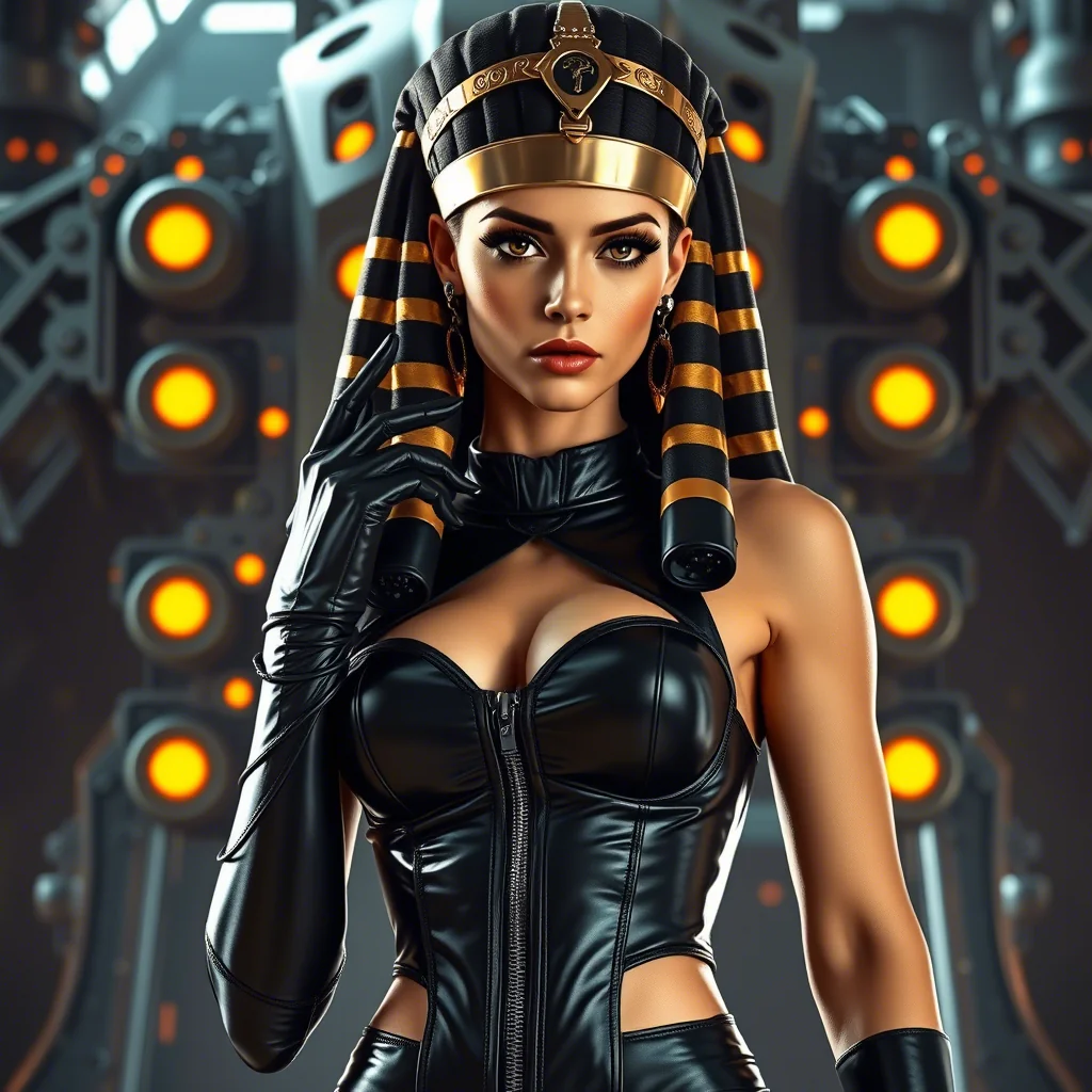 Queen Cleopatra as a futuristic femme fatale picture 1 of 1