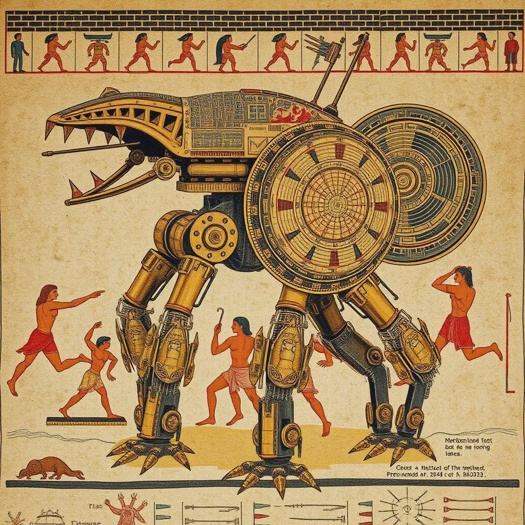 Minoan Battle Mecha defending the port of Knossos picture 1 of 1