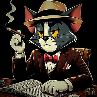 Tom the cat in the mafia'