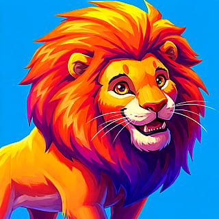 Lion art'