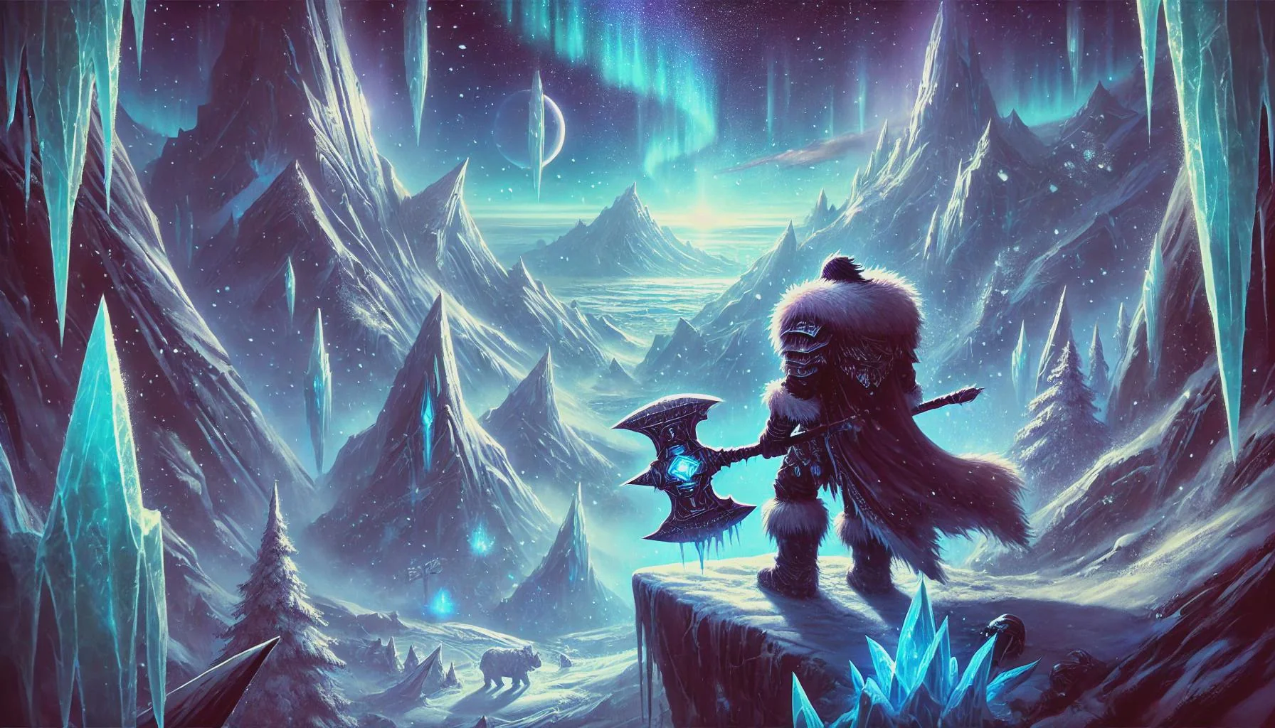 The icy region of Freljord from League of Legends picture 1 of 1